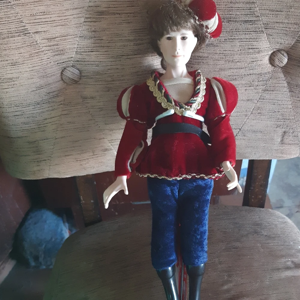 Ceramic Prince Charming Doll Home Decor